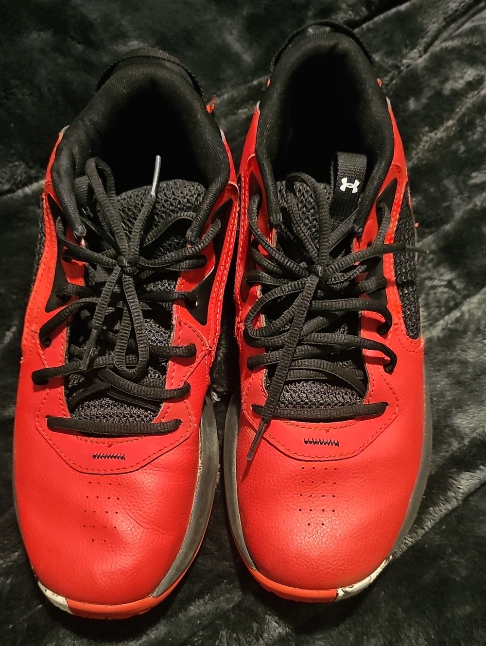 Under Armour Men’s Red and Black Athletic Shoes